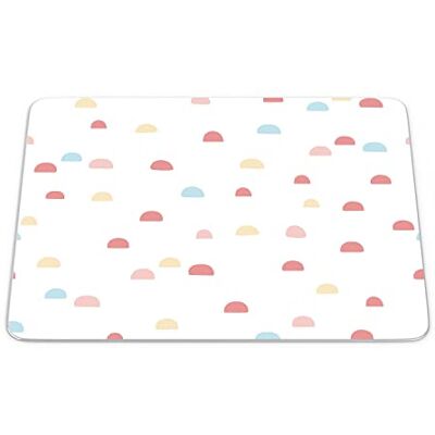 Bonamaison , Rechthoek digitaal bedrukte muismat, antislip onderkant, voor kantoor en thuis, afmetingen: 22x18 cm Bonamaison , Rechthoek digitaal bedrukte muismat, antislip onderkant, voor kantoor en thuis, afmetingen: 22x18 cm