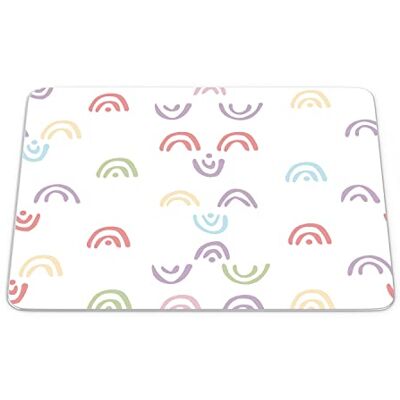 Bonamaison , Rechthoek digitaal bedrukte muismat, antislip onderkant, voor kantoor en thuis, afmetingen: 22x18 cm Bonamaison , Rechthoek digitaal bedrukte muismat, antislip onderkant, voor kantoor en thuis, afmetingen: 22x18 cm