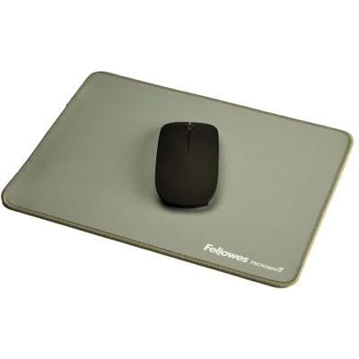 Fellowes Breyta Extra grote ergonomische muismat salie – antislip rubberen basis, duurzame gestikte randen, microban-bescherming, milieuvriendelijk en geoptimaliseerd voor optische en lasermuizen Fellowes Breyta Extra grote ergonomische muismat salie – antislip rubberen basis, duurzame gestikte randen, microban-bescherming, milieuvriendelijk en geoptimaliseerd voor optische en lasermuizen