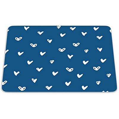 Bonamaison , Rechthoek digitaal bedrukte muismat, antislip onderkant, voor kantoor en thuis, afmetingen: 22x18 cm Bonamaison , Rechthoek digitaal bedrukte muismat, antislip onderkant, voor kantoor en thuis, afmetingen: 22x18 cm