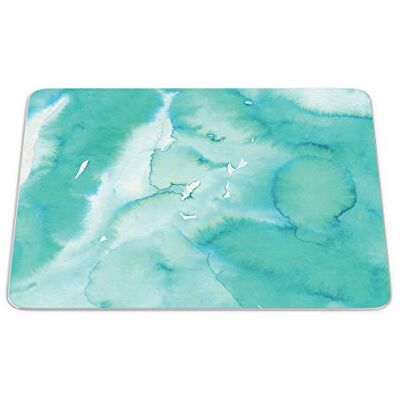 Bonamaison , Rechthoek digitaal bedrukte muismat, antislip onderkant, voor kantoor en thuis, afmetingen: 22x18 cm Bonamaison , Rechthoek digitaal bedrukte muismat, antislip onderkant, voor kantoor en thuis, afmetingen: 22x18 cm