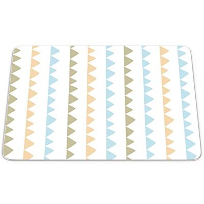 Bonamaison , Rechthoek digitaal bedrukte muismat, antislip onderkant, voor kantoor en thuis, afmetingen: 22x18 cm Bonamaison , Rechthoek digitaal bedrukte muismat, antislip onderkant, voor kantoor en thuis, afmetingen: 22x18 cm