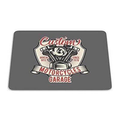 Bonamaison , Rechthoek digitaal bedrukte muismat, antislip onderkant, voor kantoor en thuis, afmetingen: 22x18 cm Bonamaison , Rechthoek digitaal bedrukte muismat, antislip onderkant, voor kantoor en thuis, afmetingen: 22x18 cm