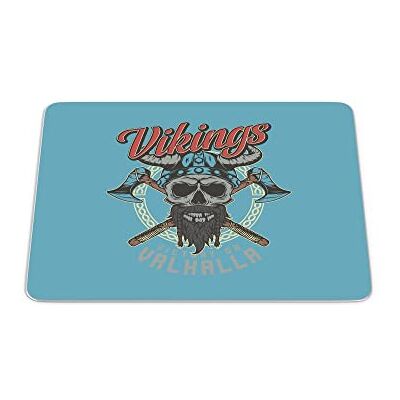 Bonamaison , Rechthoek digitaal bedrukte muismat, antislip onderkant, voor kantoor en thuis, afmetingen: 22x18 cm Bonamaison , Rechthoek digitaal bedrukte muismat, antislip onderkant, voor kantoor en thuis, afmetingen: 22x18 cm