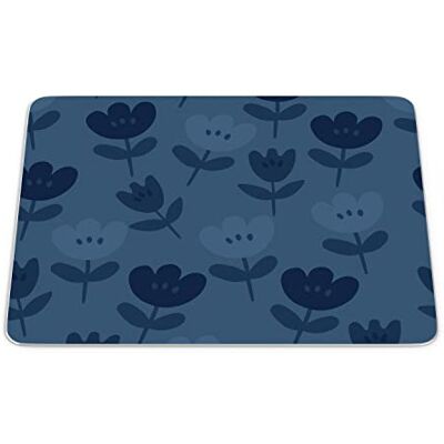 Bonamaison , Rechthoek digitaal bedrukte muismat, antislip onderkant, voor kantoor en thuis, afmetingen: 22x18 cm Bonamaison , Rechthoek digitaal bedrukte muismat, antislip onderkant, voor kantoor en thuis, afmetingen: 22x18 cm