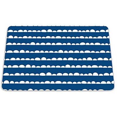 Bonamaison , Rechthoek digitaal bedrukte muismat, antislip onderkant, voor kantoor en thuis, afmetingen: 22x18 cm Bonamaison , Rechthoek digitaal bedrukte muismat, antislip onderkant, voor kantoor en thuis, afmetingen: 22x18 cm