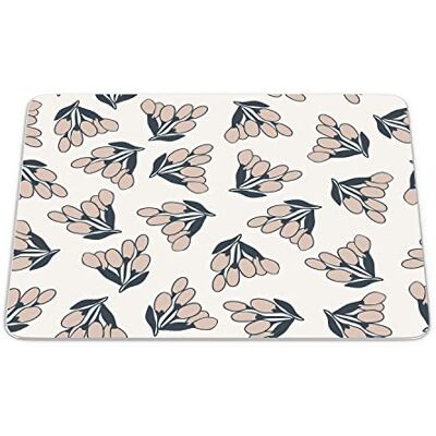 Bonamaison , Rechthoek digitaal bedrukte muismat, antislip onderkant, voor kantoor en thuis, afmetingen: 22x18 cm Bonamaison , Rechthoek digitaal bedrukte muismat, antislip onderkant, voor kantoor en thuis, afmetingen: 22x18 cm