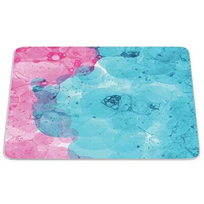Bonamaison , Rechthoek digitaal bedrukte muismat, antislip onderkant, voor kantoor en thuis, afmetingen: 22x18 cm Bonamaison , Rechthoek digitaal bedrukte muismat, antislip onderkant, voor kantoor en thuis, afmetingen: 22x18 cm