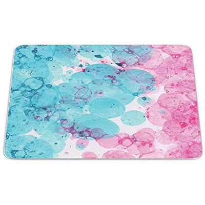 Bonamaison , Rechthoek digitaal bedrukte muismat, antislip onderkant, voor kantoor en thuis, afmetingen: 22x18 cm Bonamaison , Rechthoek digitaal bedrukte muismat, antislip onderkant, voor kantoor en thuis, afmetingen: 22x18 cm
