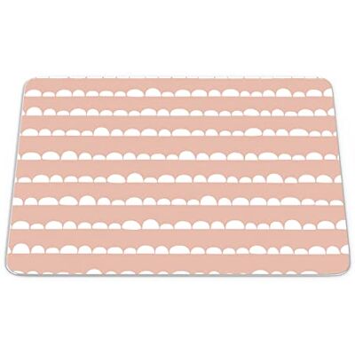 Bonamaison , Rechthoek digitaal bedrukte muismat, antislip onderkant, voor kantoor en thuis, afmetingen: 22x18 cm Bonamaison , Rechthoek digitaal bedrukte muismat, antislip onderkant, voor kantoor en thuis, afmetingen: 22x18 cm