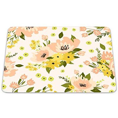 Bonamaison , Rechthoek digitaal bedrukte muismat, antislip onderkant, voor kantoor en thuis, afmetingen: 22x18 cm Bonamaison , Rechthoek digitaal bedrukte muismat, antislip onderkant, voor kantoor en thuis, afmetingen: 22x18 cm