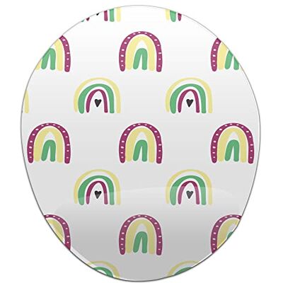 Bonamaison , Ergonomische muismat met polssteun, digitaal bedrukte muismat tegen schede problemen, antislip onderkant, voor kantoor en thuis, afmetingen: 20 x 23 cm Bonamaison , Ergonomische muismat met polssteun, digitaal bedrukte muismat tegen schede problemen, antislip onderkant, voor kantoor en thuis, afmetingen: 20 x 23 cm