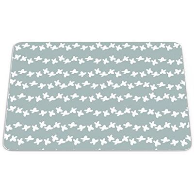 Bonamaison , Rechthoek digitaal bedrukte muismat, antislip onderkant, voor kantoor en thuis, afmetingen: 22x18 cm Bonamaison , Rechthoek digitaal bedrukte muismat, antislip onderkant, voor kantoor en thuis, afmetingen: 22x18 cm