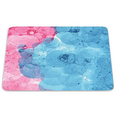 Bonamaison , Rechthoek digitaal bedrukte muismat, antislip onderkant, voor kantoor en thuis, afmetingen: 22x18 cm Bonamaison , Rechthoek digitaal bedrukte muismat, antislip onderkant, voor kantoor en thuis, afmetingen: 22x18 cm