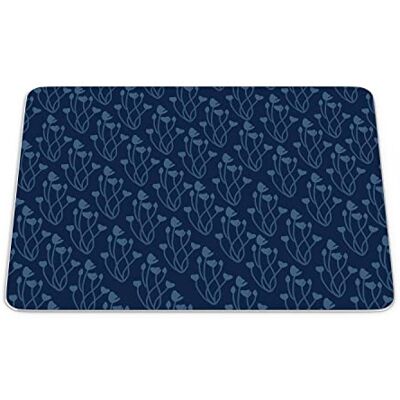 Bonamaison , Rechthoek digitaal bedrukte muismat, antislip onderkant, voor kantoor en thuis, afmetingen: 22x18 cm Bonamaison , Rechthoek digitaal bedrukte muismat, antislip onderkant, voor kantoor en thuis, afmetingen: 22x18 cm