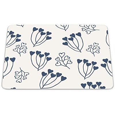 Bonamaison , Rechthoek digitaal bedrukte muismat, antislip onderkant, voor kantoor en thuis, afmetingen: 22x18 cm Bonamaison , Rechthoek digitaal bedrukte muismat, antislip onderkant, voor kantoor en thuis, afmetingen: 22x18 cm