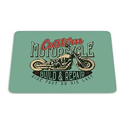 Bonamaison , Rechthoek digitaal bedrukte muismat, antislip onderkant, voor kantoor en thuis, afmetingen: 22x18 cm Bonamaison , Rechthoek digitaal bedrukte muismat, antislip onderkant, voor kantoor en thuis, afmetingen: 22x18 cm