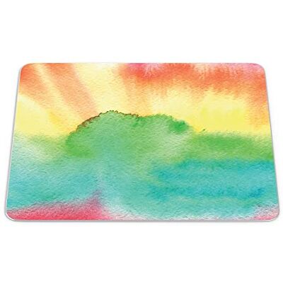 Bonamaison , Rechthoek digitaal bedrukte muismat, antislip onderkant, voor kantoor en thuis, afmetingen: 22x18 cm Bonamaison , Rechthoek digitaal bedrukte muismat, antislip onderkant, voor kantoor en thuis, afmetingen: 22x18 cm