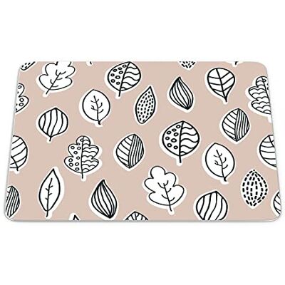 Bonamaison , Rechthoek digitaal bedrukte muismat, antislip onderkant, voor kantoor en thuis, afmetingen: 22x18 cm Bonamaison , Rechthoek digitaal bedrukte muismat, antislip onderkant, voor kantoor en thuis, afmetingen: 22x18 cm