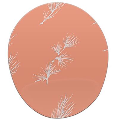 Bonamaison , Ergonomische muismat met polssteun, digitale bedrukte muismat anti-speekselproblemen, antislip onderkant, voor kantoor en thuis, afmetingen: 20x23 cm Bonamaison , Ergonomische muismat met polssteun, digitale bedrukte muismat anti-speekselproblemen, antislip onderkant, voor kantoor en thuis, afmetingen: 20x23 cm