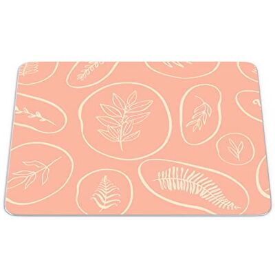 Bonamaison , Rechthoek digitaal bedrukte muismat, antislip onderkant, voor kantoor en thuis, afmetingen: 22x18 cm Bonamaison , Rechthoek digitaal bedrukte muismat, antislip onderkant, voor kantoor en thuis, afmetingen: 22x18 cm