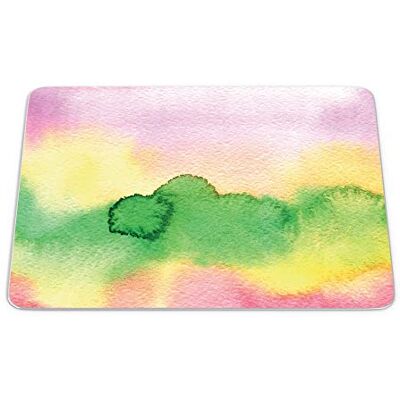 Bonamaison , Rechthoek digitaal bedrukte muismat, antislip onderkant, voor kantoor en thuis, afmetingen: 22x18 cm Bonamaison , Rechthoek digitaal bedrukte muismat, antislip onderkant, voor kantoor en thuis, afmetingen: 22x18 cm