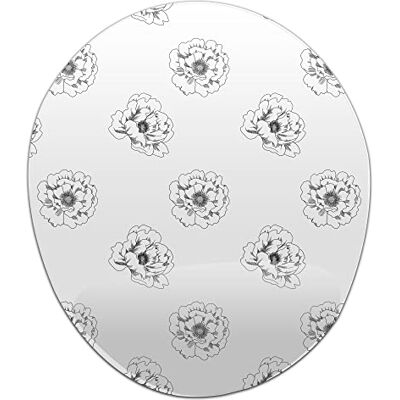 Bonamaison , Ergonomische muismat met polssteun, digitaal bedrukte muismat tegen schede problemen, antislip onderkant, voor kantoor en thuis, afmetingen: 20 x 23 cm Bonamaison , Ergonomische muismat met polssteun, digitaal bedrukte muismat tegen schede problemen, antislip onderkant, voor kantoor en thuis, afmetingen: 20 x 23 cm
