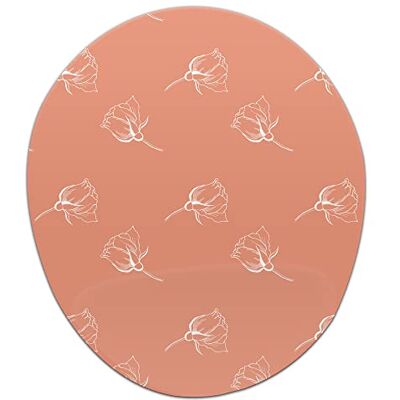 Bonamaison , Ergonomische muismat met polssteun, digitaal bedrukte muismat tegen schede problemen, antislip onderkant, voor kantoor en thuis, afmetingen: 20 x 23 cm Bonamaison , Ergonomische muismat met polssteun, digitaal bedrukte muismat tegen schede problemen, antislip onderkant, voor kantoor en thuis, afmetingen: 20 x 23 cm