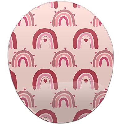 Bonamaison , Ergonomische muismat met polssteun, digitaal bedrukte muismat tegen schede problemen, antislip onderkant, voor kantoor en thuis, afmetingen: 20 x 23 cm Bonamaison , Ergonomische muismat met polssteun, digitaal bedrukte muismat tegen schede problemen, antislip onderkant, voor kantoor en thuis, afmetingen: 20 x 23 cm