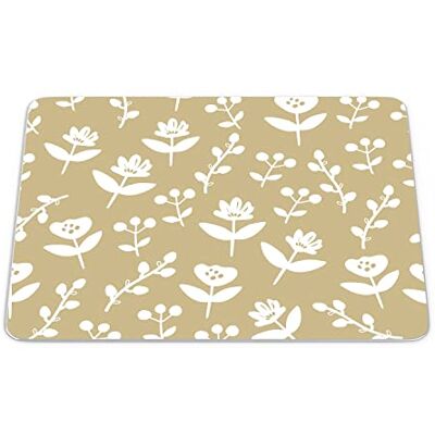Bonamaison , Rechthoek digitaal bedrukte muismat, antislip onderkant, voor kantoor en thuis, afmetingen: 22x18 cm Bonamaison , Rechthoek digitaal bedrukte muismat, antislip onderkant, voor kantoor en thuis, afmetingen: 22x18 cm
