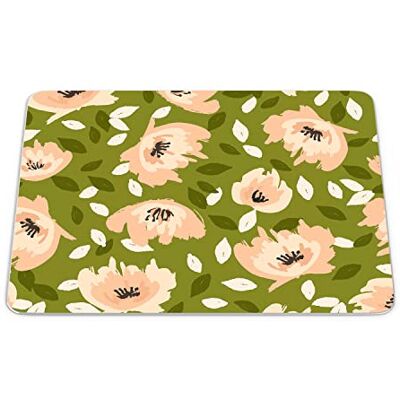Bonamaison , Rechthoek digitaal bedrukte muismat, antislip onderkant, voor kantoor en thuis, afmetingen: 22x18 cm Bonamaison , Rechthoek digitaal bedrukte muismat, antislip onderkant, voor kantoor en thuis, afmetingen: 22x18 cm