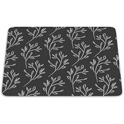 Bonamaison , Rechthoek digitaal bedrukte muismat, antislip onderkant, voor kantoor en thuis, afmetingen: 22x18 cm Bonamaison , Rechthoek digitaal bedrukte muismat, antislip onderkant, voor kantoor en thuis, afmetingen: 22x18 cm