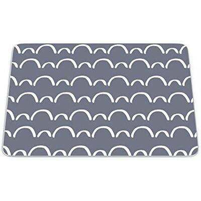Bonamaison , Rechthoek digitaal bedrukte muismat, antislip onderkant, voor kantoor en thuis, afmetingen: 22x18 cm Bonamaison , Rechthoek digitaal bedrukte muismat, antislip onderkant, voor kantoor en thuis, afmetingen: 22x18 cm