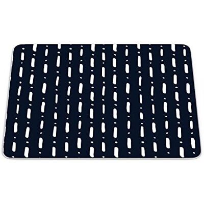 Bonamaison , Rechthoek digitaal bedrukte muismat, antislip onderkant, voor kantoor en thuis, afmetingen: 22x18 cm Bonamaison , Rechthoek digitaal bedrukte muismat, antislip onderkant, voor kantoor en thuis, afmetingen: 22x18 cm
