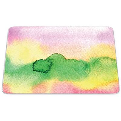 Bonamaison , Rechthoek digitaal bedrukte muismat, antislip onderkant, voor kantoor en thuis, afmetingen: 22x18 cm Bonamaison , Rechthoek digitaal bedrukte muismat, antislip onderkant, voor kantoor en thuis, afmetingen: 22x18 cm