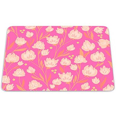 Bonamaison , Rechthoek digitaal bedrukte muismat, antislip onderkant, voor kantoor en thuis, afmetingen: 22x18 cm Bonamaison , Rechthoek digitaal bedrukte muismat, antislip onderkant, voor kantoor en thuis, afmetingen: 22x18 cm