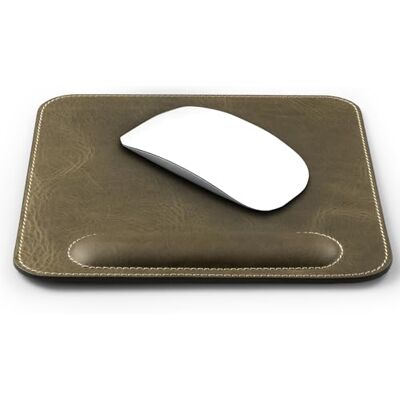 Londo Leder Mousepad met Polssteun (Groen) Londo Leder Mousepad met Polssteun (Groen)