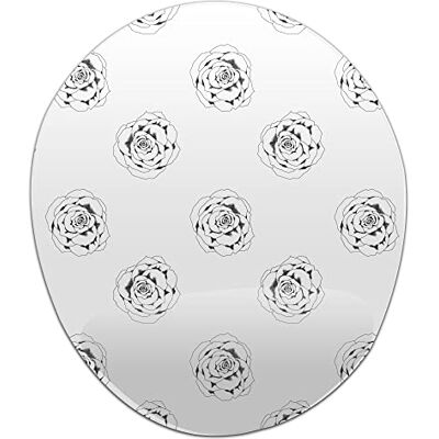 Bonamaison , Ergonomische muismat met polssteun, digitaal bedrukte muismat tegen schede problemen, antislip onderkant, voor kantoor en thuis, afmetingen: 20 x 23 cm Bonamaison , Ergonomische muismat met polssteun, digitaal bedrukte muismat tegen schede problemen, antislip onderkant, voor kantoor en thuis, afmetingen: 20 x 23 cm