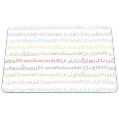 Bonamaison , Rechthoek digitaal bedrukte muismat, antislip onderkant, voor kantoor en thuis, afmetingen: 22x18 cm Bonamaison , Rechthoek digitaal bedrukte muismat, antislip onderkant, voor kantoor en thuis, afmetingen: 22x18 cm