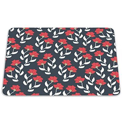 Bonamaison , Rechthoek digitaal bedrukte muismat, antislip onderkant, voor kantoor en thuis, afmetingen: 22x18 cm Bonamaison , Rechthoek digitaal bedrukte muismat, antislip onderkant, voor kantoor en thuis, afmetingen: 22x18 cm