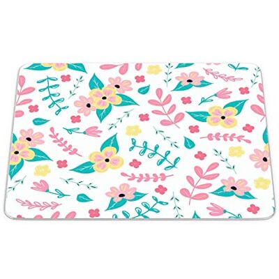 Bonamaison , Rechthoek digitaal bedrukte muismat, antislip onderkant, voor kantoor en thuis, afmetingen: 22x18 cm Bonamaison , Rechthoek digitaal bedrukte muismat, antislip onderkant, voor kantoor en thuis, afmetingen: 22x18 cm