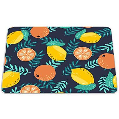 Bonamaison , Rechthoek digitaal bedrukte muismat, antislip onderkant, voor kantoor en thuis, afmetingen: 22x18 cm Bonamaison , Rechthoek digitaal bedrukte muismat, antislip onderkant, voor kantoor en thuis, afmetingen: 22x18 cm