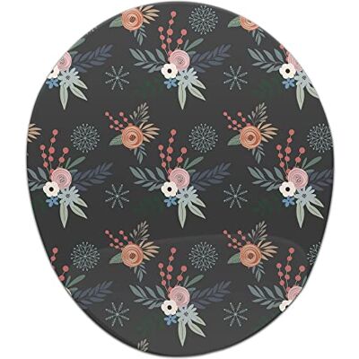 Bonamaison , Ergonomische muismat met polssteun, digitaal bedrukte muismat tegen schede problemen, antislip onderkant, voor kantoor en thuis, afmetingen: 20 x 23 cm Bonamaison , Ergonomische muismat met polssteun, digitaal bedrukte muismat tegen schede problemen, antislip onderkant, voor kantoor en thuis, afmetingen: 20 x 23 cm