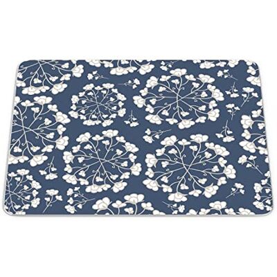 Bonamaison , Rechthoek digitaal bedrukte muismat, antislip onderkant, voor kantoor en thuis, afmetingen: 22x18 cm Bonamaison , Rechthoek digitaal bedrukte muismat, antislip onderkant, voor kantoor en thuis, afmetingen: 22x18 cm