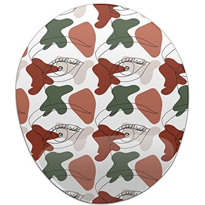 Bonamaison , Ergonomische muismat met polssteun, digitaal bedrukte muismat tegen schede problemen, antislip onderkant, voor kantoor en thuis, afmetingen: 20 x 23 cm Bonamaison , Ergonomische muismat met polssteun, digitaal bedrukte muismat tegen schede problemen, antislip onderkant, voor kantoor en thuis, afmetingen: 20 x 23 cm