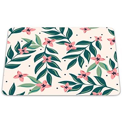 Bonamaison , Rechthoek digitaal bedrukte muismat, antislip onderkant, voor kantoor en thuis, afmetingen: 22x18 cm Bonamaison , Rechthoek digitaal bedrukte muismat, antislip onderkant, voor kantoor en thuis, afmetingen: 22x18 cm