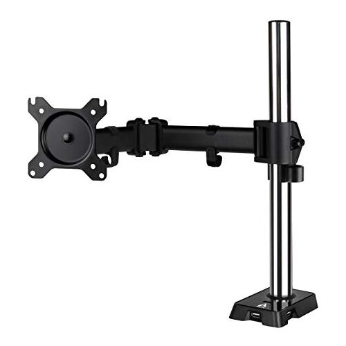 Arctic Z1 (Gen 3) Bureauhouder enkele monitor arm voor schermen tot 34"/38" Ultrabreed, tot 15 kg (33 lbs), Eenvoudige monitorbevestiging Mat zwart