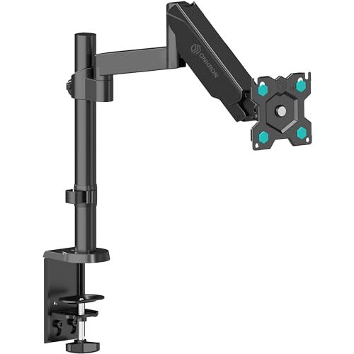ONKRON Bureau-monitor, arm voor monitoren 13-32 inch monitor arm met gasveer VESA 75 x 75-100 x 100 mm en max. gewicht 8 kg G70