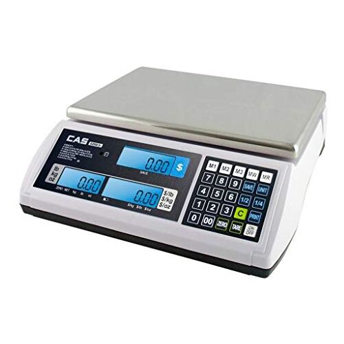 CAS S-2000 Jr Price Rekening Scale w / LCD display 60 lbs by S-2000