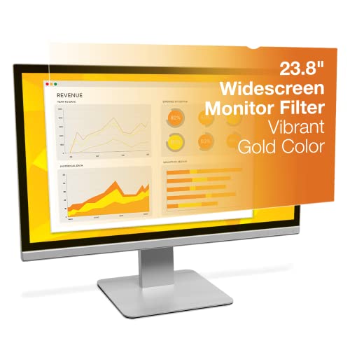 3M Gouden privacyfilter voor 60,5 cm breedbeeldmonitor display privacyfilter 60,5 cm breed goud